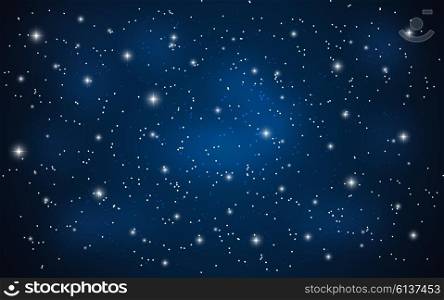 Star Sky Vector Illustration on Background EPS10. Star Sky Vector Illustration Background