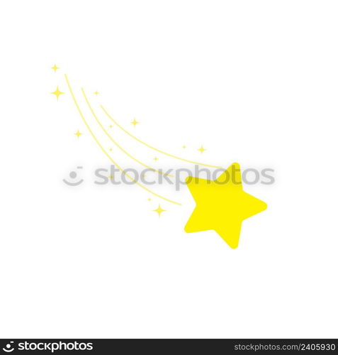 star, starry night, falling star, fireworks, twinkle, glow, glitter star, star over christmas, star decoration vector illustration