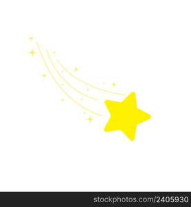 star, starry night, falling star, fireworks, twinkle, glow, glitter star, star over christmas, star decoration vector illustration