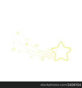 star, starry night, falling star, fireworks, twinkle, glow, glitter star, star over christmas, star decoration vector illustration