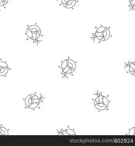 Star telescope pattern seamless vector repeat geometric for any web design. Star telescope pattern seamless vector