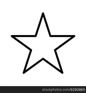 Star thin line icon Royalty Free Vector Image