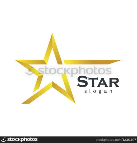 Star vector icon illustration design