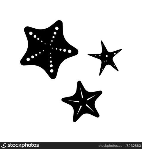 starfish icon vector illustration logo design