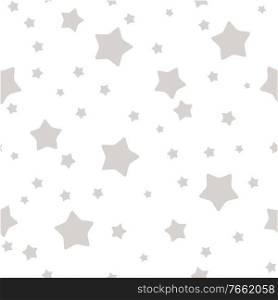 Starry sky seamless pattern background with star. Vector Illustration EPS10. Starry sky seamless pattern background with star. Vector Illustration