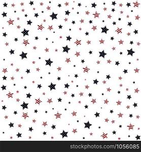 Stars background designed in the style of the flag of the United States