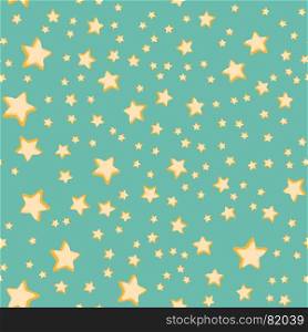 Stars seamless pattern. Comic book cartoon pop art retro vector illustration drawing. Stars seamless pattern