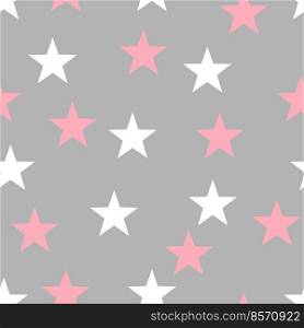 Stars seamless pattern. Vector illustration