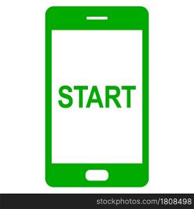 Start and smartphone