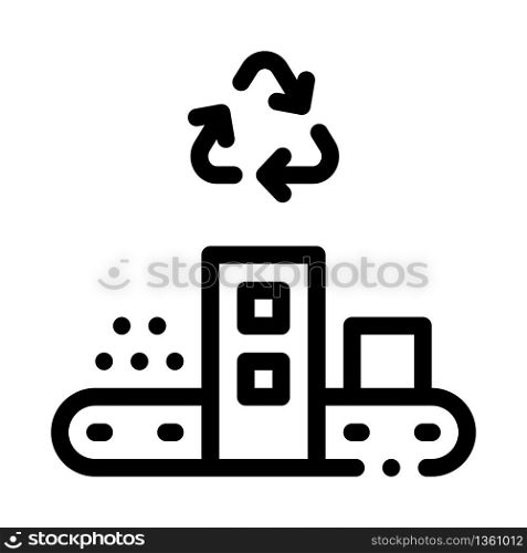 start of industry icon vector. start of industry sign. isolated contour symbol illustration. start of industry icon vector outline illustration