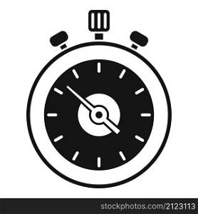 Start stopwatch icon simple vector. Watch timer. Countdown time. Start stopwatch icon simple vector. Watch timer