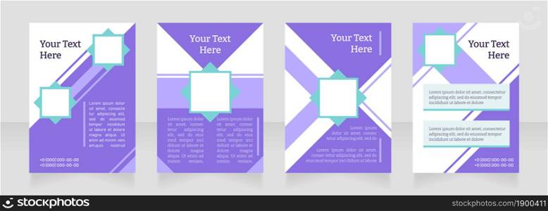 Startup company blank brochure layout design. Building business. Vertical poster template set with empty copy space for text. Premade corporate reports collection. Editable flyer paper pages. Startup company blank brochure layout design