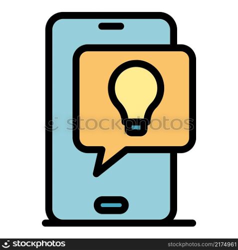 Startup innovation icon. Outline startup innovation vector icon color flat isolated. Startup innovation icon color outline vector