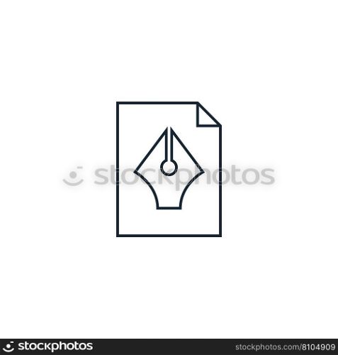Stationery creative icon from icons Royalty Free Vector