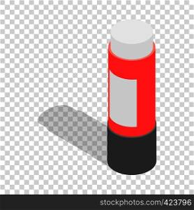 Stationery glue isometric icon 3d on a transparent background vector illustration. Stationery glue isometric icon
