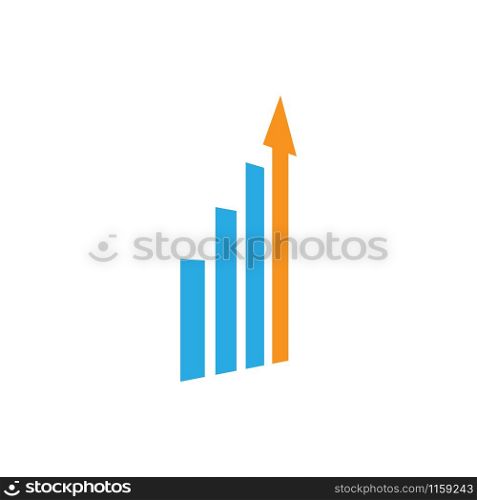 Statistic bar icon graphic design template vector isolated. Statistic bar icon graphic design template vector