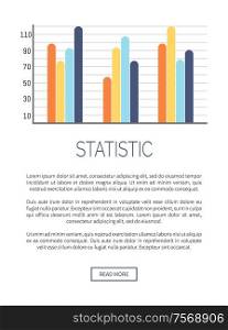 Statistic infographic comparing data results with scales and text vector. Scheme with numbers, numeric data. Analytics in visual form, graphic lines. Infographic Comparing Data Results with Scales