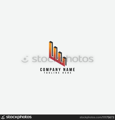 statistic logo vector