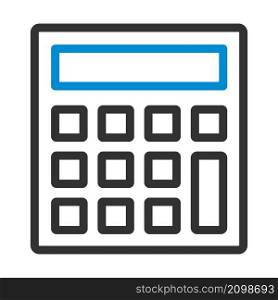 Statistical Calculator Icon. Editable Bold Outline With Color Fill Design. Vector Illustration.