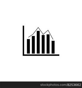 statistics icon vector illustration symbol design