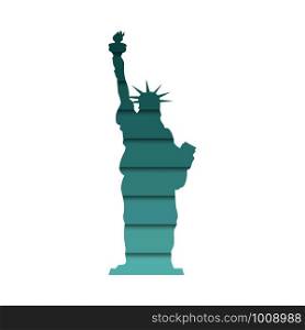 statue of Liberty, abstraction with shadows, vector illustration. statue of Liberty, abstraction with shadows, vector