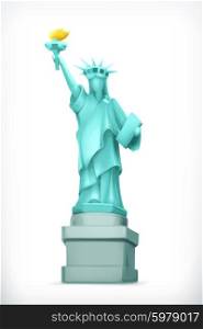 Statue of Liberty, vector illustration