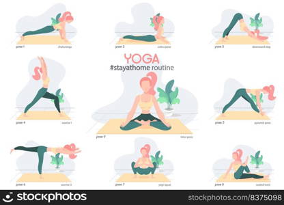 stay at home yoga