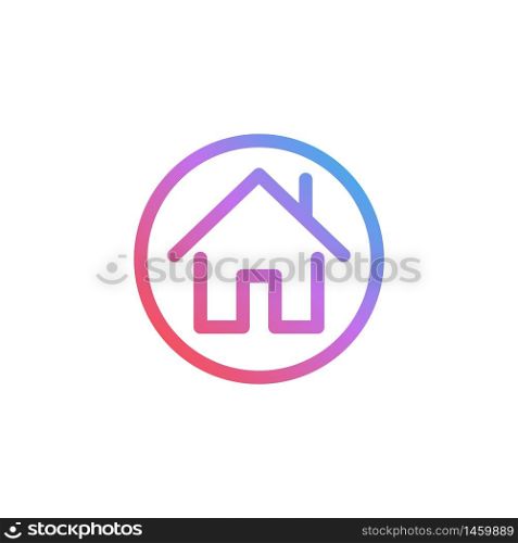 Stay home concept icon. Home symbol. Vector illustration. EPS 10. Stay home concept icon. Home symbol. Vector illustration EPS 10