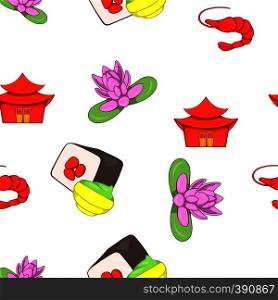 Stay in China pattern. Cartoon illustration of stay in China vector pattern for web. Stay in China pattern, cartoon style