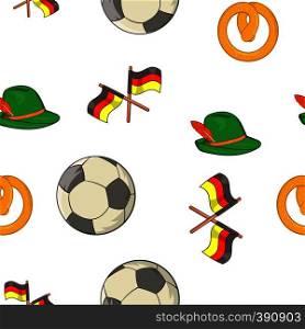 Stay in Germany pattern. Cartoon illustration of stay in Germany vector pattern for web. Stay in Germany pattern, cartoon style