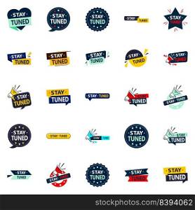 Stay Tuned 25 Versatile Vector Images for a dynamic and adaptive brand direction