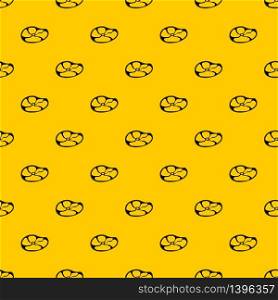 Steak pattern seamless vector repeat geometric yellow for any design. Steak pattern vector