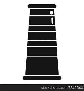 Steam chimney icon simple vector. Smoke factory. Cute home. Steam chimney icon simple vector. Smoke factory