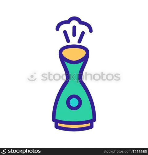 steam cleaner icon vector. steam cleaner sign. color symbol illustration. steam cleaner icon vector outline illustration
