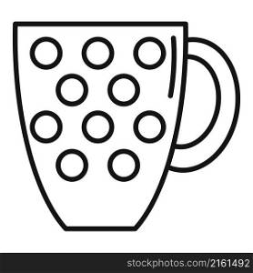 Steam mug icon outline vector. Hot cup. Warm porcelain. Steam mug icon outline vector. Hot cup