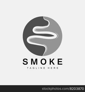 Steam Steam Logo Vector Hot Evaporating Aroma. Smell Line Illustration, Cooking Steam Icon, Steam Train, Baking, Smoking