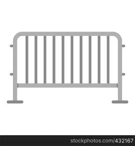 Steel barrier icon flat isolated on white background vector illustration. Steel barrier icon isolated