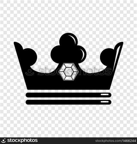 Steel crown icon. Simple illustration of steel crown vector icon for web. Steel crown icon, simple black style