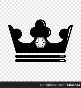 Steel crown icon. Simple illustration of steel crown vector icon for web. Steel crown icon, simple black style