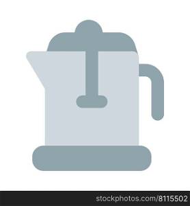 Steel kettle for pouring coffee