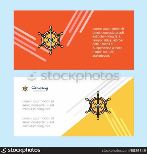 Steering abstract corporate business banner template, horizontal advertising business banner.
