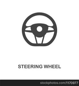Steering Wheel creative icon. Simple element illustration. Steering Wheel concept symbol design from car parts collection. Can be used for web, mobile, web design, apps, software, print. Steering Wheel creative icon. Simple element illustration. Steering Wheel concept symbol design from car parts collection. Can be used for web, mobile, web design, apps, software, print.