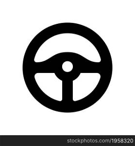 steering wheel icon vector design