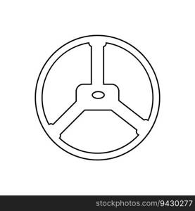 steering wheel icon vector illustration design