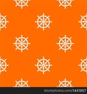 Steering wheel pattern vector orange for any web design best. Steering wheel pattern vector orange
