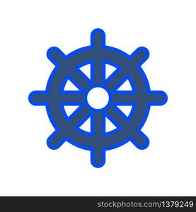 Steering wheel, Rudder ship icon