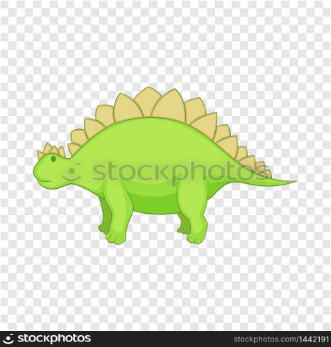 Stegosaurus icon. Cartoon illustration of stegosaurus vector icon for web. Stegosaurus icon, cartoon style