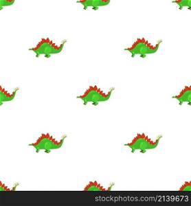 Stegosaurus pattern seamless background texture repeat wallpaper geometric vector. Stegosaurus pattern seamless vector