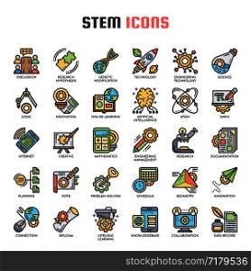 STEM , Thin Line and Pixel Perfect Icons
