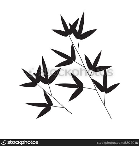 Stems and Bamboo Leaves Background. Vector Illustration. EPS10. Stems and Bamboo Leaves Background. Vector Illustration